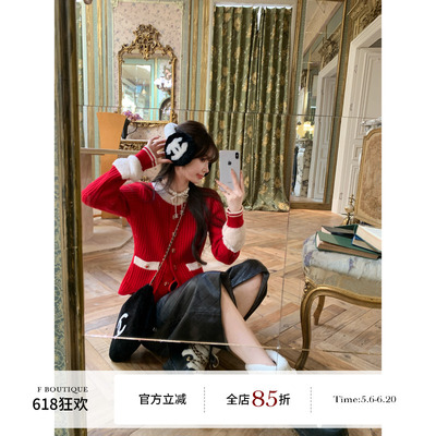 F boutique 25N滑雪系列羊毛针织衫