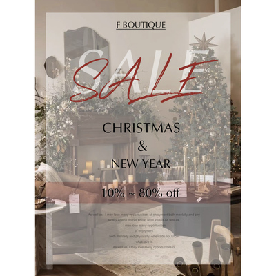 F boutique 【2号断码清仓福利】此链接款式不支持退换