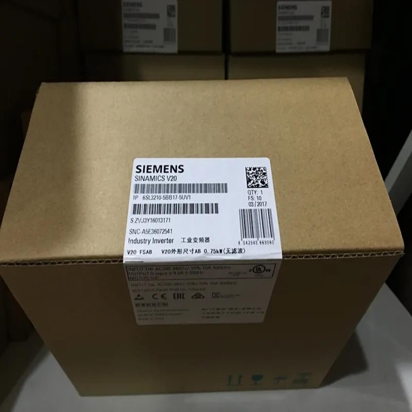 西门子6SL3210-5BB17-5UV1全新原装6SL32105BB175UV1正品现货询价