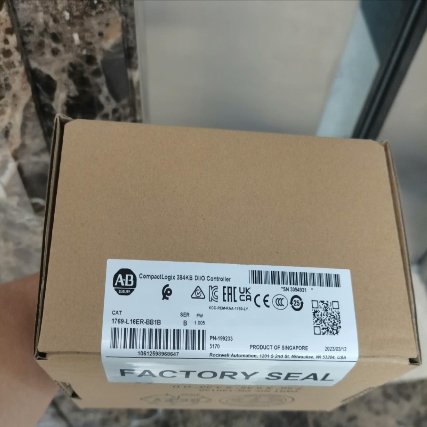 1769-IR6 1769-IT6 1769-L16ER-BB1B  AB罗克韦尔  PLC现货询价