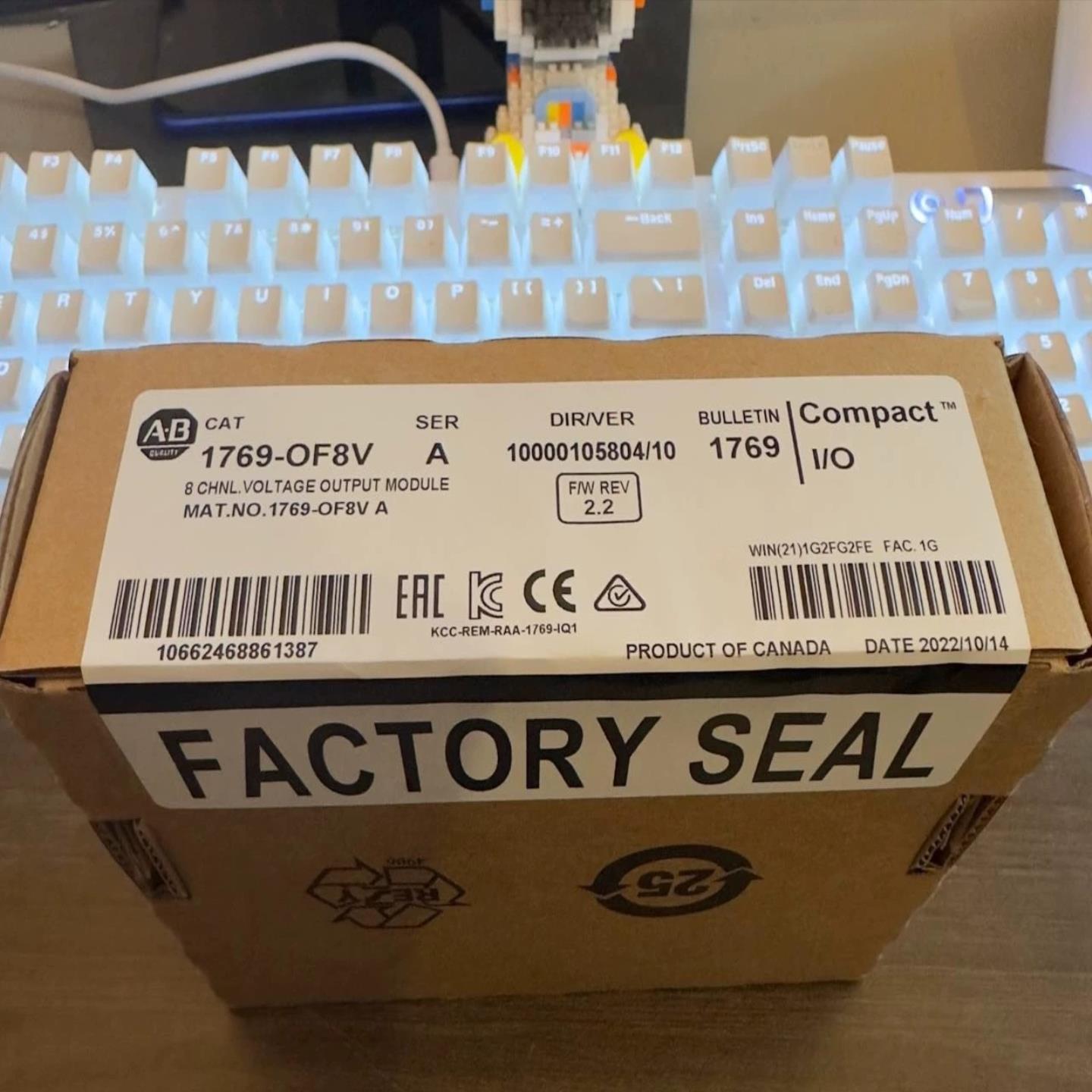 现货 1769-OF8V 电源模块 全新AB控制器PLCab现货处理器 1769询价
