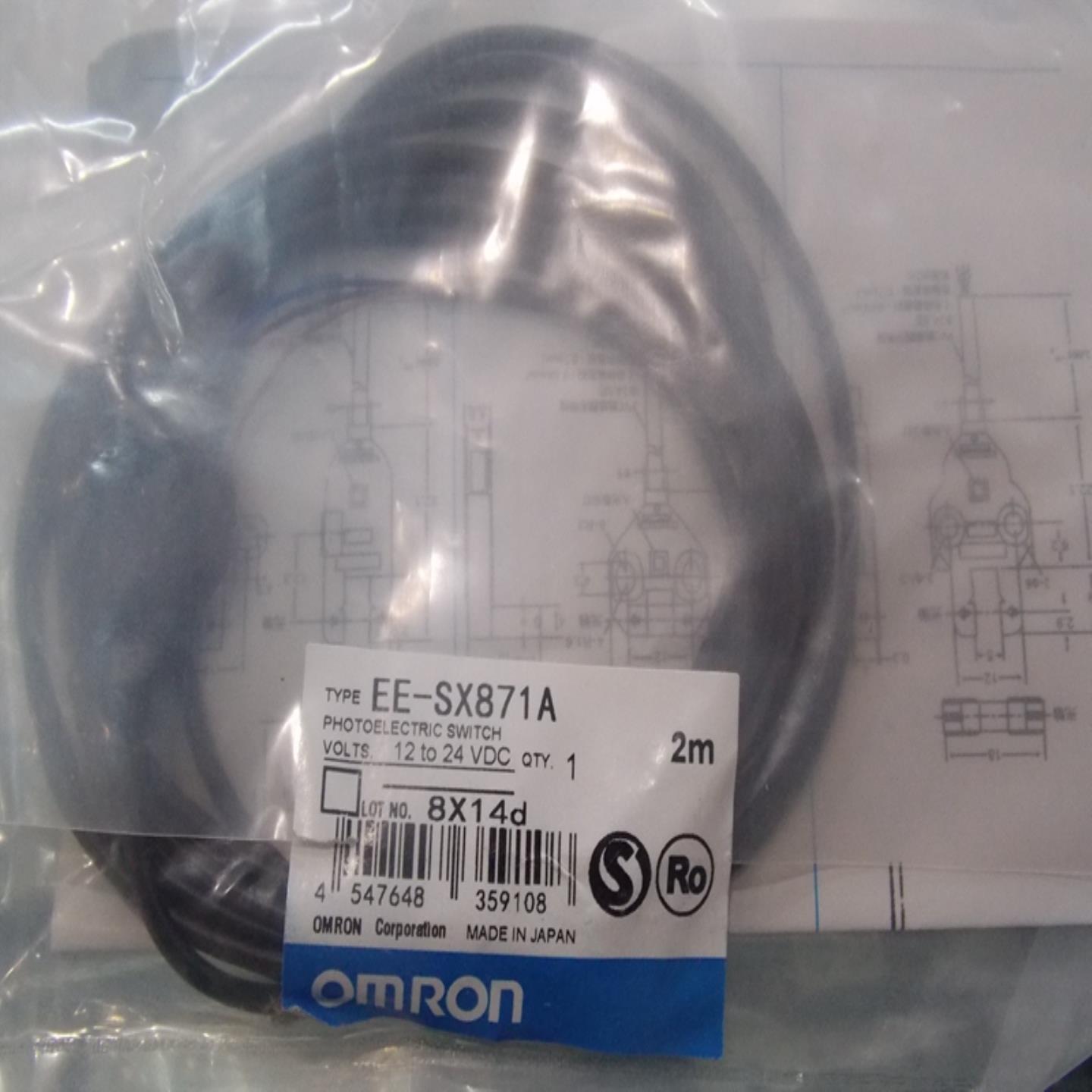 0MRON0欧姆龙传感器  EE-SX871A 实物图片询价