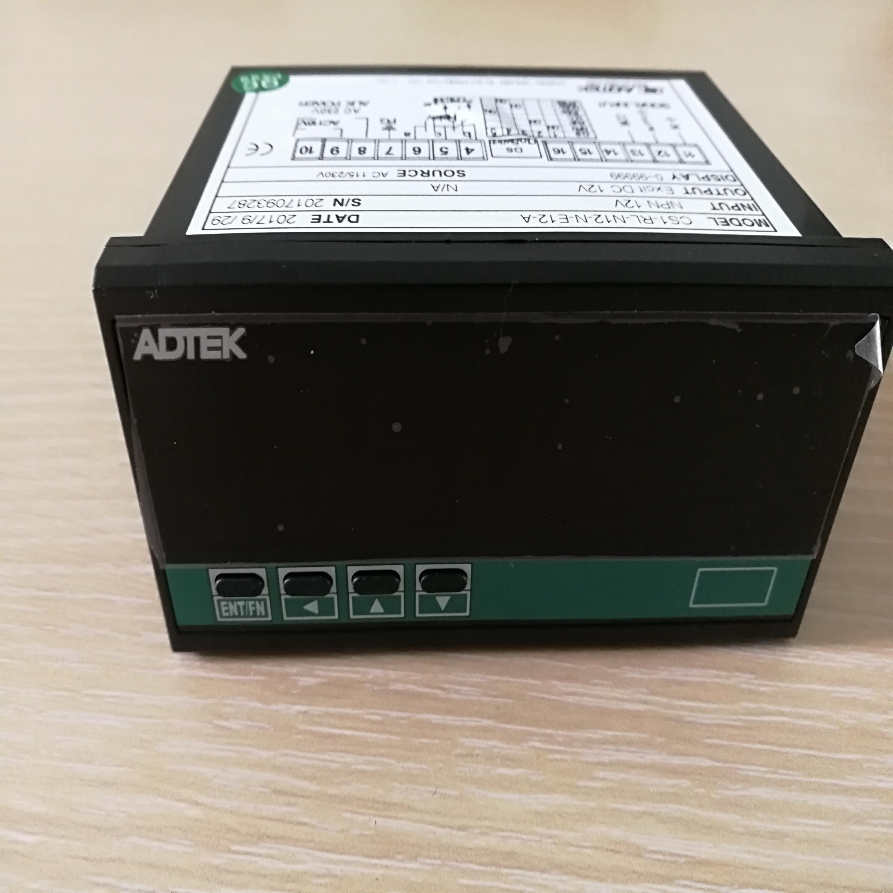 ADTEK台湾铨盛转速表CS1-RL-N12-N-E12-A可以增加电压电流询价