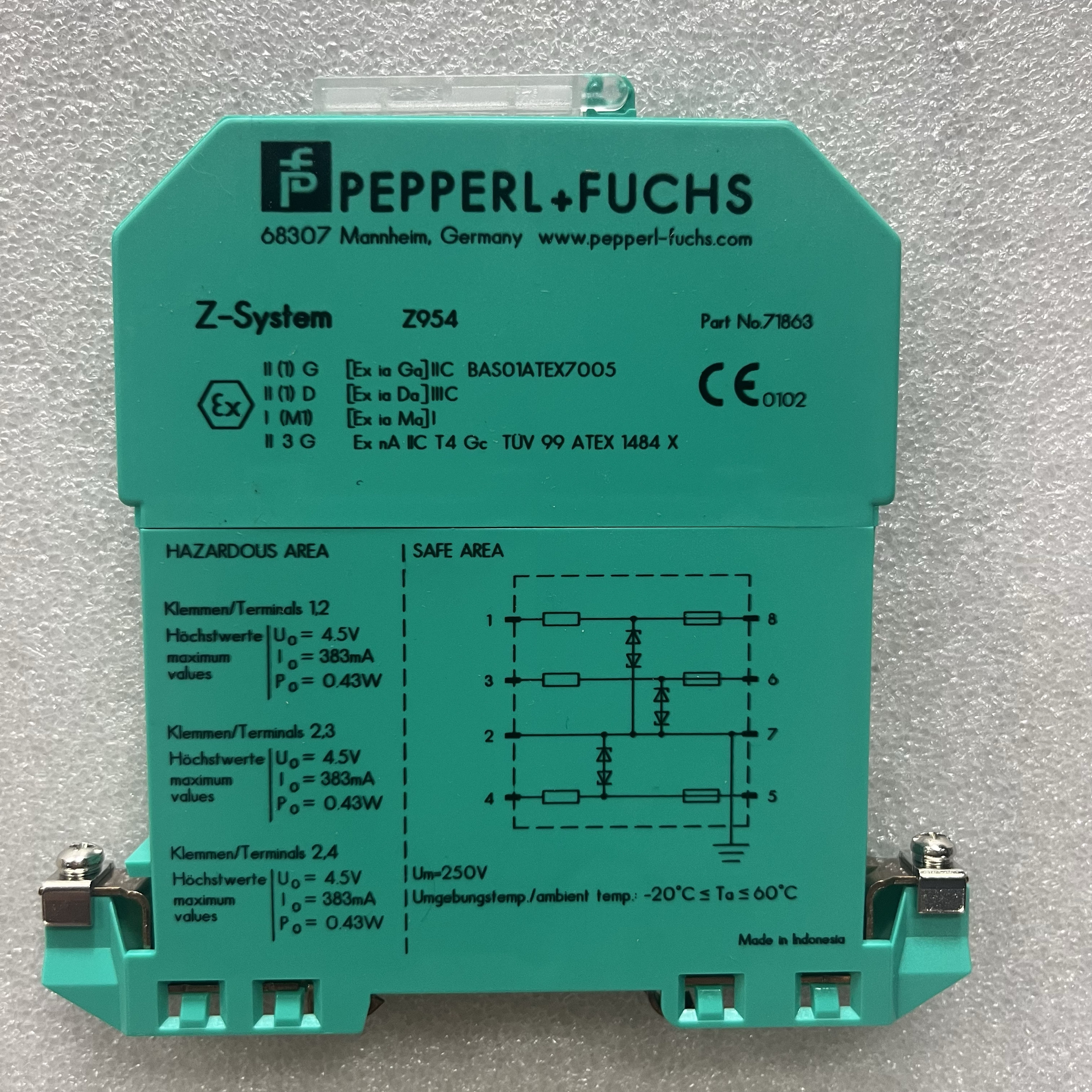 PEPPERL+FUCHS Z954 安全栅 全新原装现货议价询价