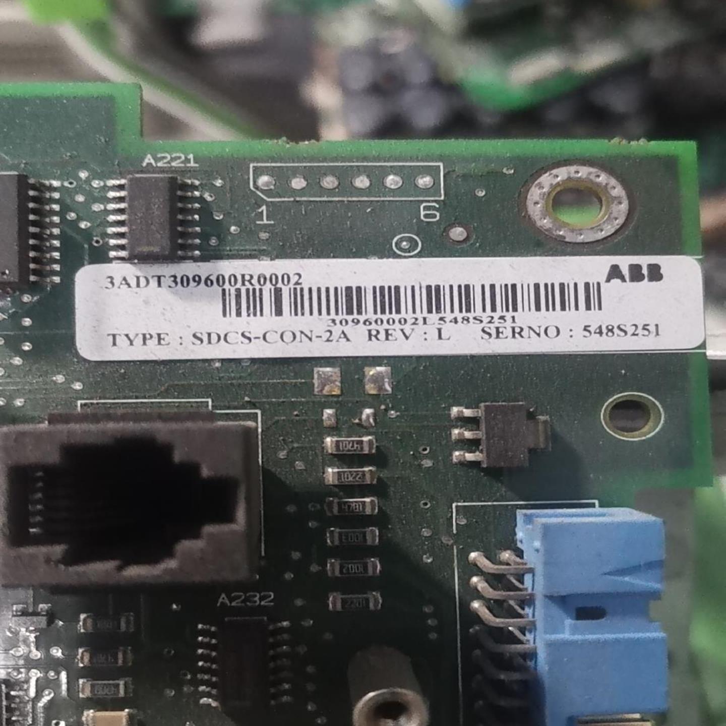 议价ABB直流调速器DCS500主板SDCS-CON-2A功询价