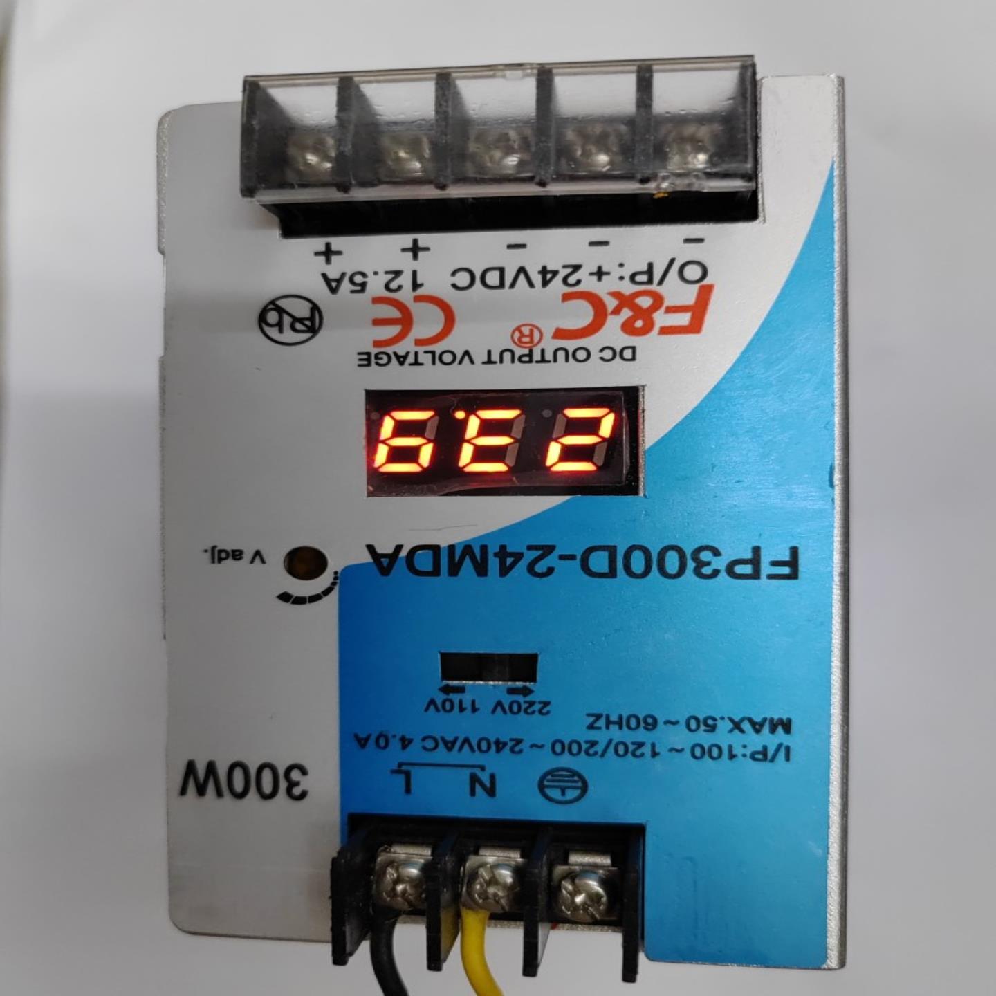 FP300D-24MDA F&C嘉准导轨式开关电源FP300D24MDA 300W 24V 询价