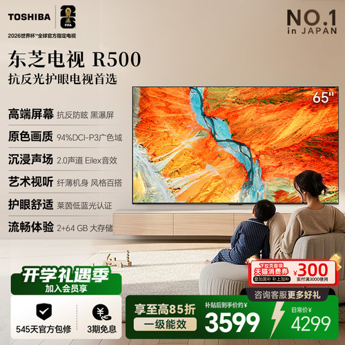 【新品热销榜】东芝65吋电视R500