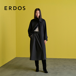 ERDOS 简约大气静奢风保暖外套 女士山羊绒大衣25年秋冬新品