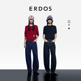 羊绒羊毛混纺女士帽子25年秋冬新品 ERDOS 渔夫帽 秀场同系列