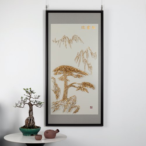 铁易知入户玄关公司接待画