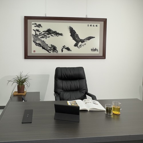 芜湖铁画+松鹰图+公司办公会议室