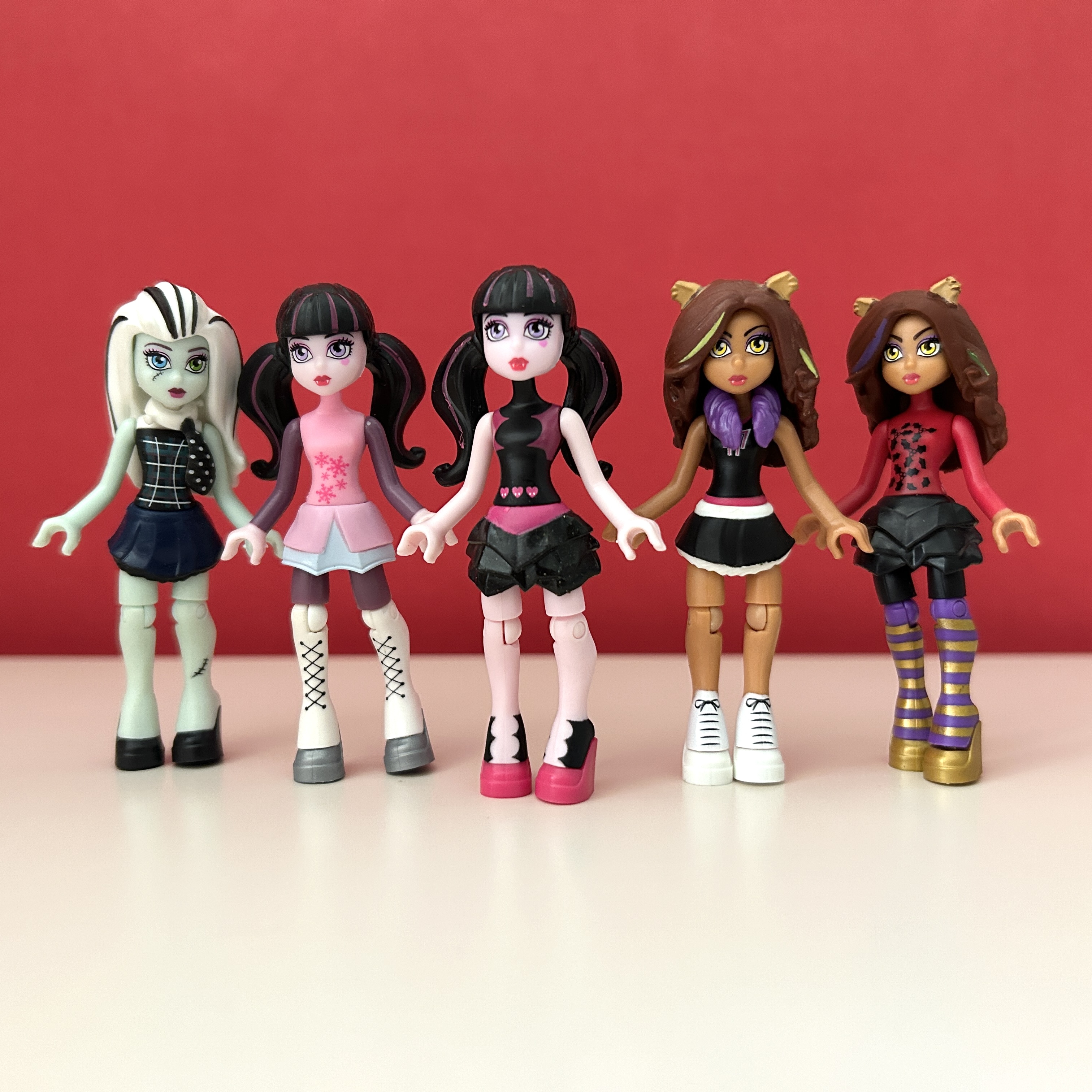 精灵高中怪高人偶积木拼插可动公仔娃娃女孩玩具正品