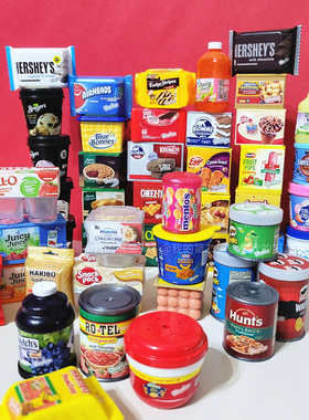 购物精灵超市食玩shopkins正品迷你仿真零食模型过家家玩具