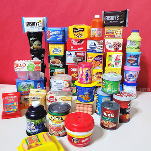 购物精灵超市食玩shopkins正品迷你仿真零食模型过家家玩具