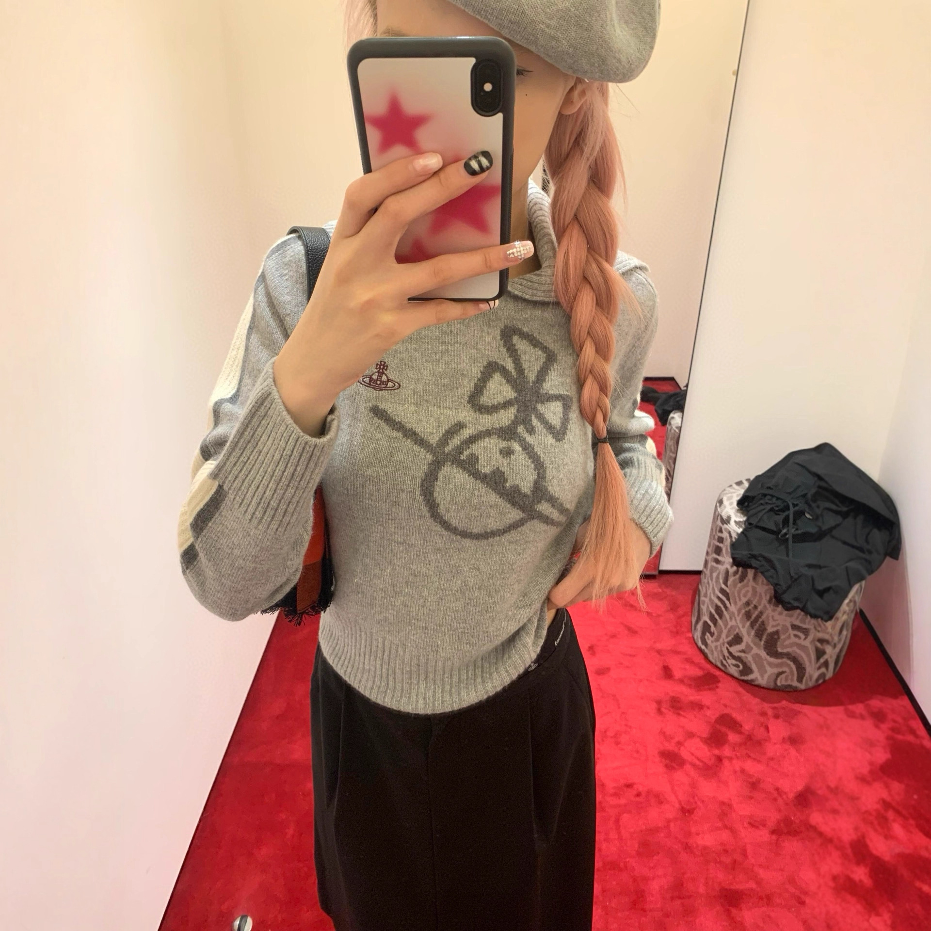 2025西太后土星【不支持退货】vv提花刺绣撞色设计感翻领polo针织