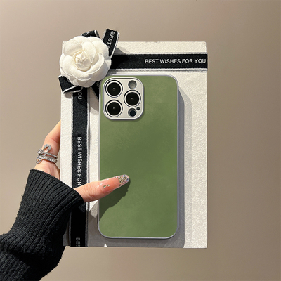 适用苹果iPhone新中式玻璃手机壳