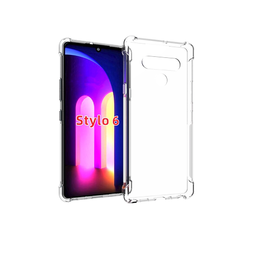适用 LG Stylo 6 透明硅胶手机壳 LM-Q730TM 保护套 软壳 钢化膜