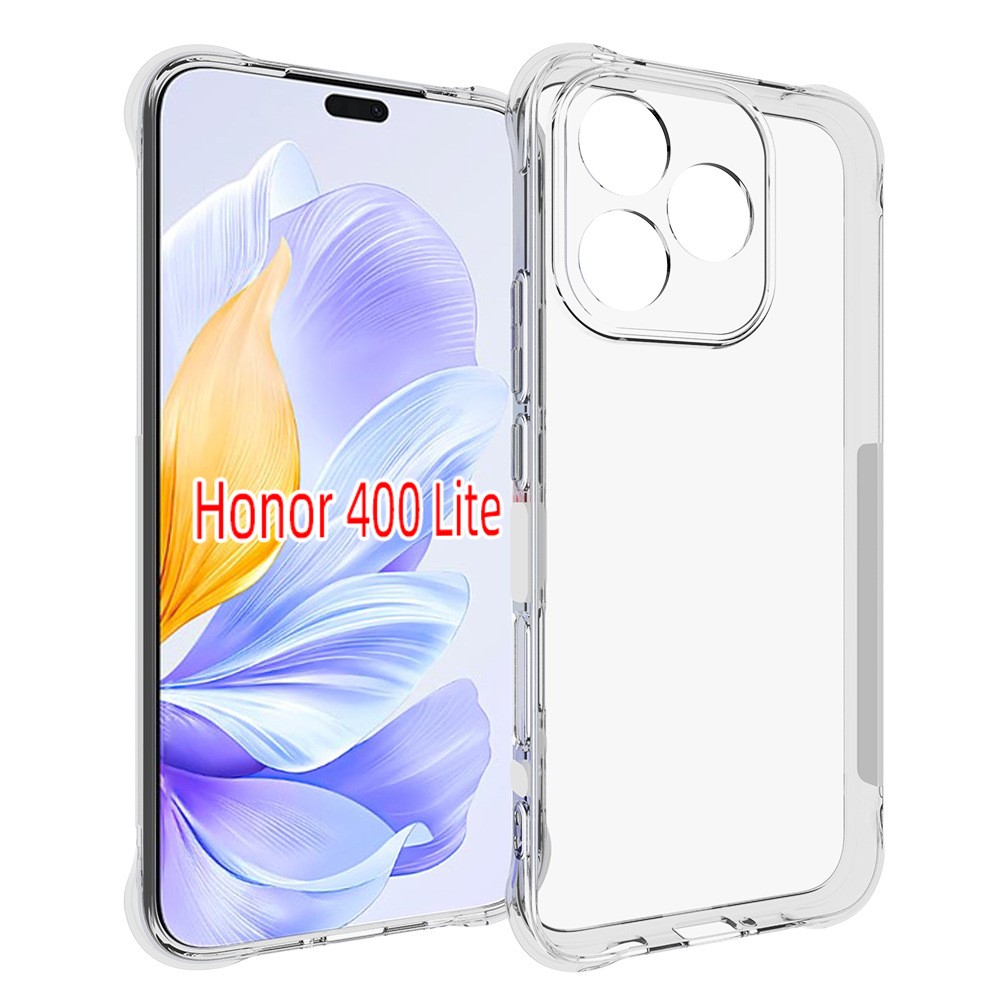 适用 荣耀Honor 400 Lite 透明防摔 ABR-NX1 手机壳 保护套 400Lite 手机套 保护壳 软壳 TPU  钢化膜