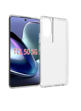 适用 TCL 50 5G 透明手机壳 硅胶 50XE NXTPAPER 5G 保护套 50XE 5G 手机套 保护壳 软壳 TPU 钢化膜
