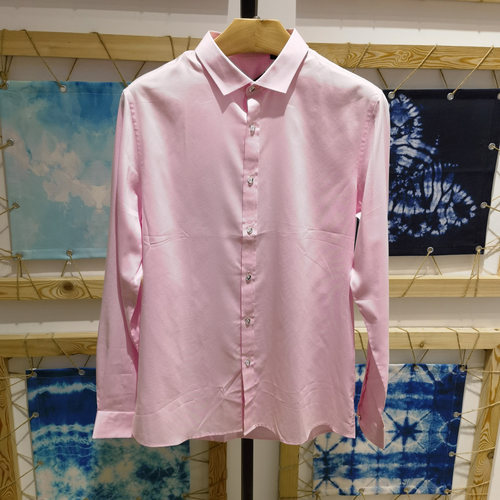 正装礼服衬衫桑蚕丝棉高端时尚帅气舒适长袖翻领新款衬衣  诺丁山