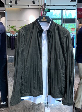 时尚立领夹克男士秋冬新款舒适休闲帅气防风防晒茄克外套法莱凯帝