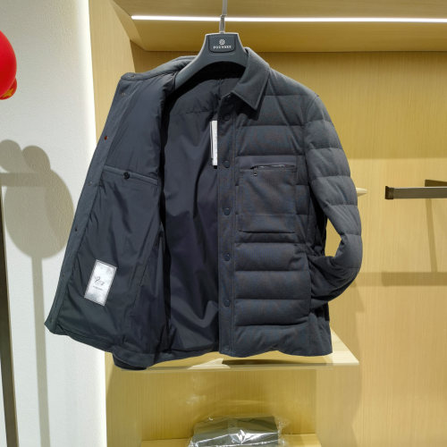 法莱秋冬商务翻领白鹅绒羽绒服
