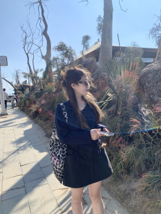 修身 山系指南 长袖 卫衣春款 型巨好显瘦运动上衣 大眼LARGE 版 EYE