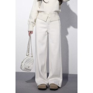 阔腿裤 大眼LARGE 宽松显瘦百搭窄版 小个子专属直筒休闲裤 EYE