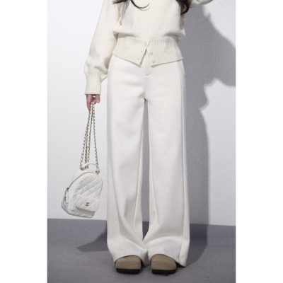 大眼LARGE EYE 小个子专属直筒休闲裤宽松显瘦百搭窄版阔腿裤