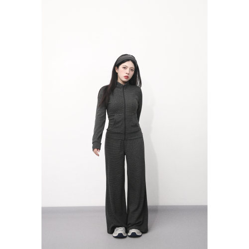 大眼LARGE EYE小个子休闲运动套装女秋季新款韩版卫衣两件套