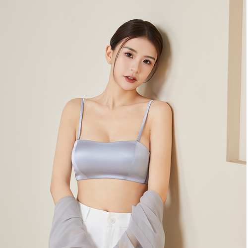 真丝无痕文胸可拆卸无钢圈内衣