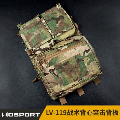 WST SpiritusSystems LV-119战术背心多功能可拆卸扩容收纳背板包