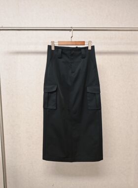 S，M码 佧 百搭高级感工装直身裙 31561