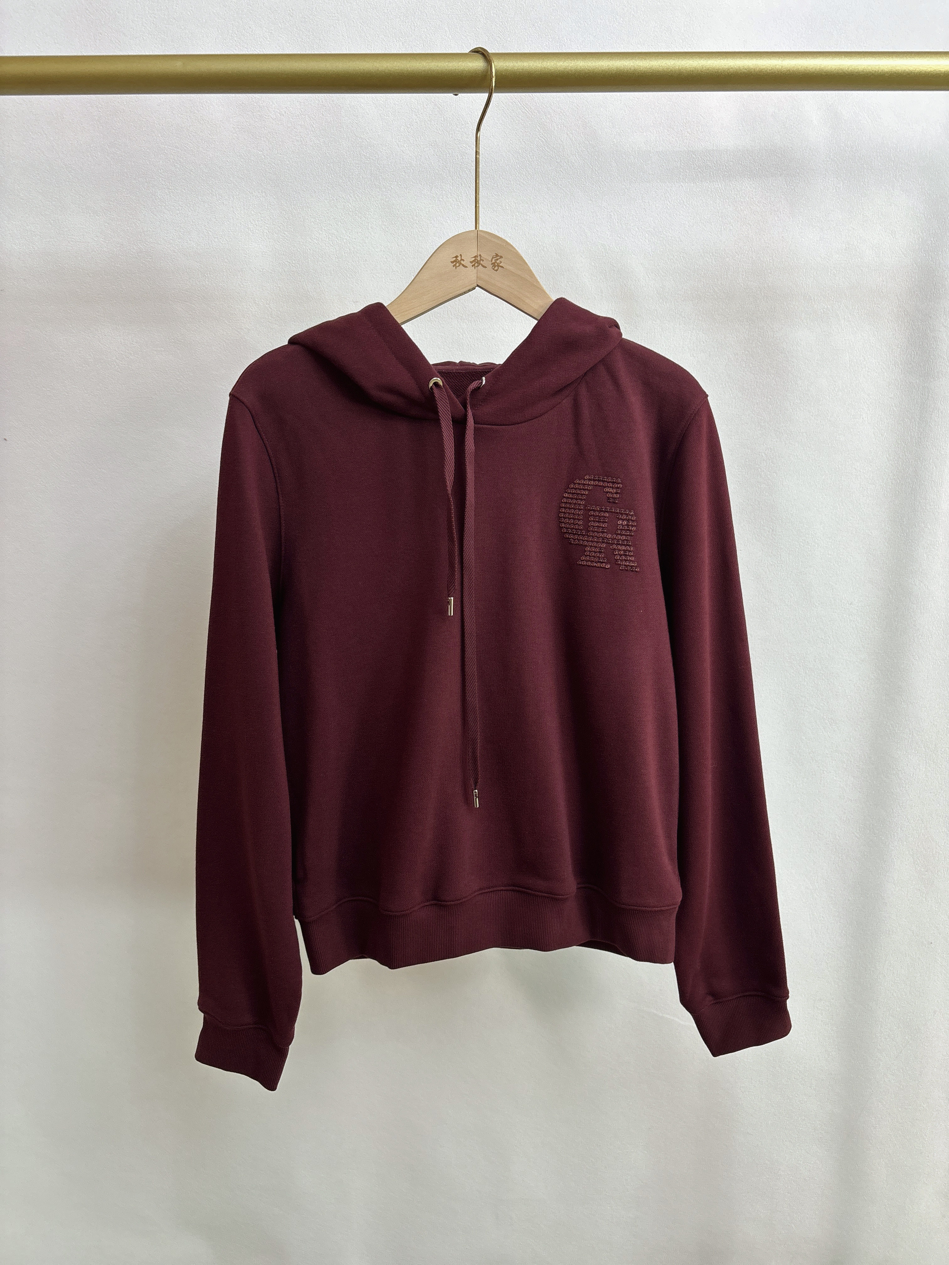 S系列&专柜25春款福利 字母刺绣 棉质套头连帽卫衣（可换码）,女装/女士精品,卫衣/绒衫,淘宝优惠券,粉丝福利购,淘宝优惠卷