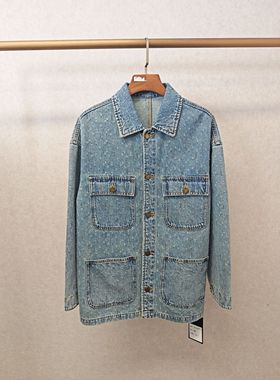 大牌h专柜&25春款福利 棉+再生 钉珠款时尚牛仔外套 14808