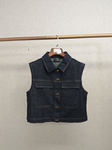 牛仔马甲 Ka系列＆专柜25秋 时尚 再生 613 棉