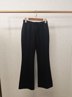 大牌h专柜&25春款福利 带中缝针织微喇长裤（仅换码）15218