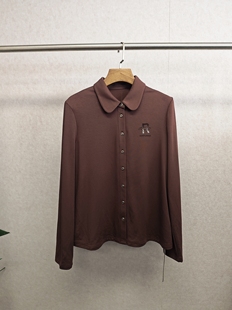 高弹衬衫 双面德绒 款 长袖 12633 大牌h专柜＆冬款 上衣 福利