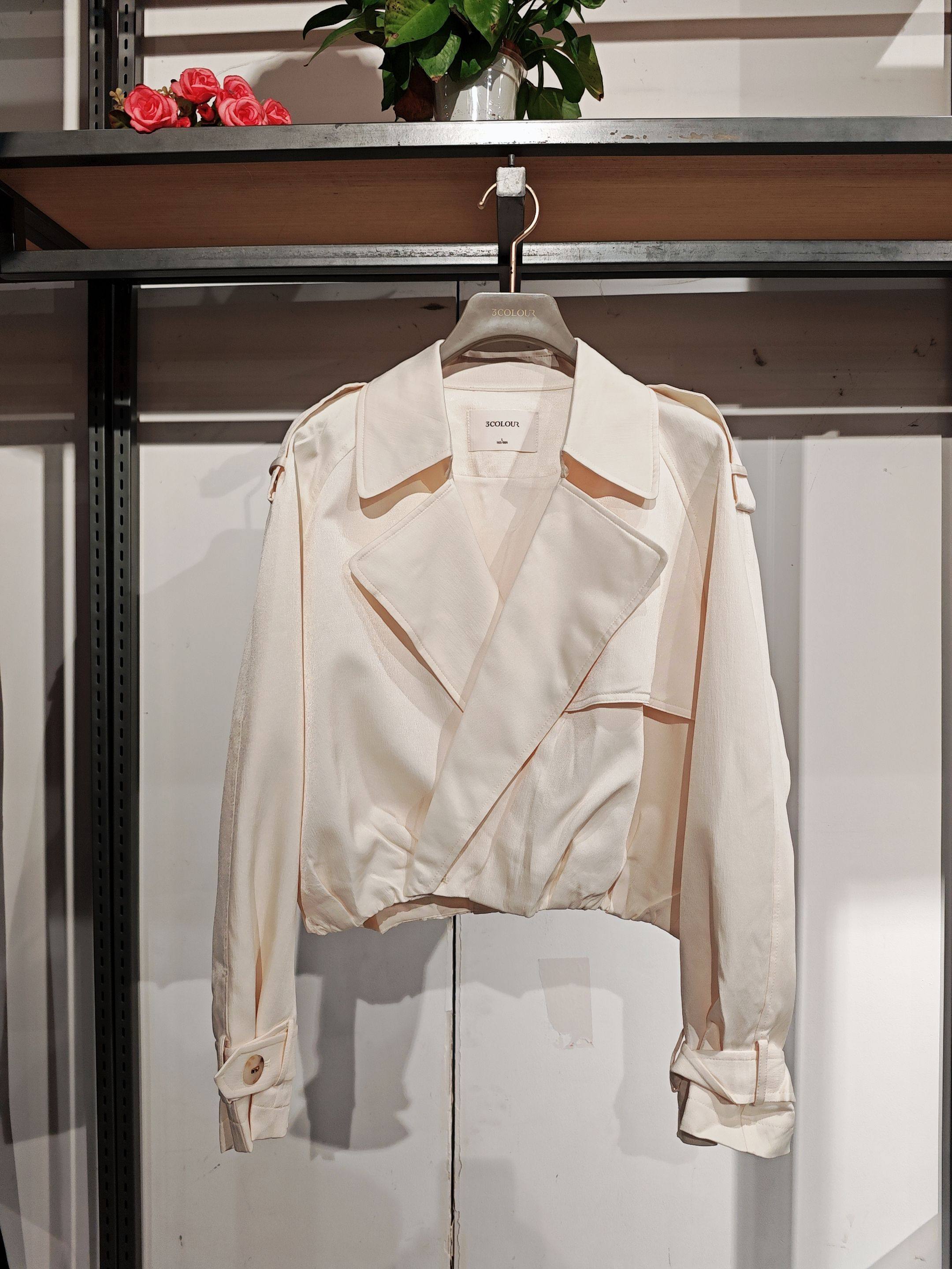 S系列＆专柜正品春款清仓福利 时尚短款风衣外套 S24110203F