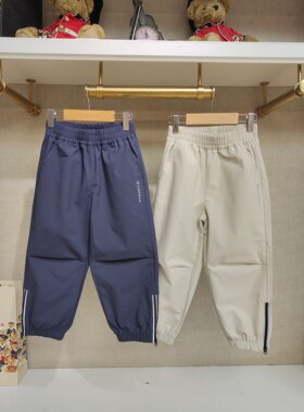 英国泰迪熊＆专柜童装清仓 极简运动风松紧腰休闲裤 G5FP02