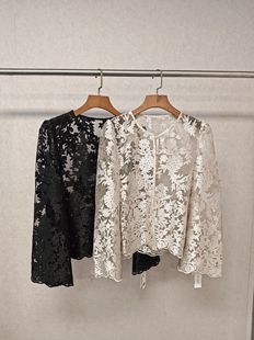 仅换码 Ka系列＆专柜24秋款 开衫 精奢蕾丝长袖 408 福利