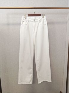 大牌h专柜25春款福利&高腰纯色直筒牛仔裤（仅换码）14234