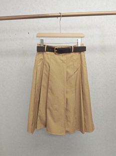 Ka系列＆专柜25秋 343 MIU复古格纹半裙