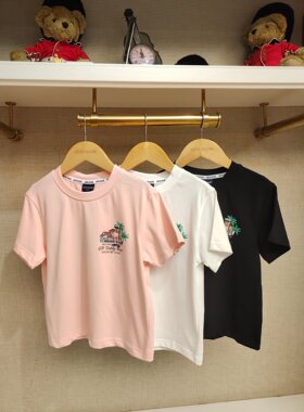 英国泰迪熊＆专柜童装清仓 100％棉 数码印花短袖T恤 G5MT02