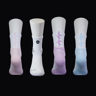 趣品味心跳青少年儿童篮球袜女生透气防滑吸汗加厚棉学生运动袜子