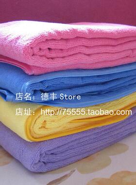 双冠特惠吉安达超细纤维大浴巾5折厚实不掉毛超柔软吸水裹毛巾被