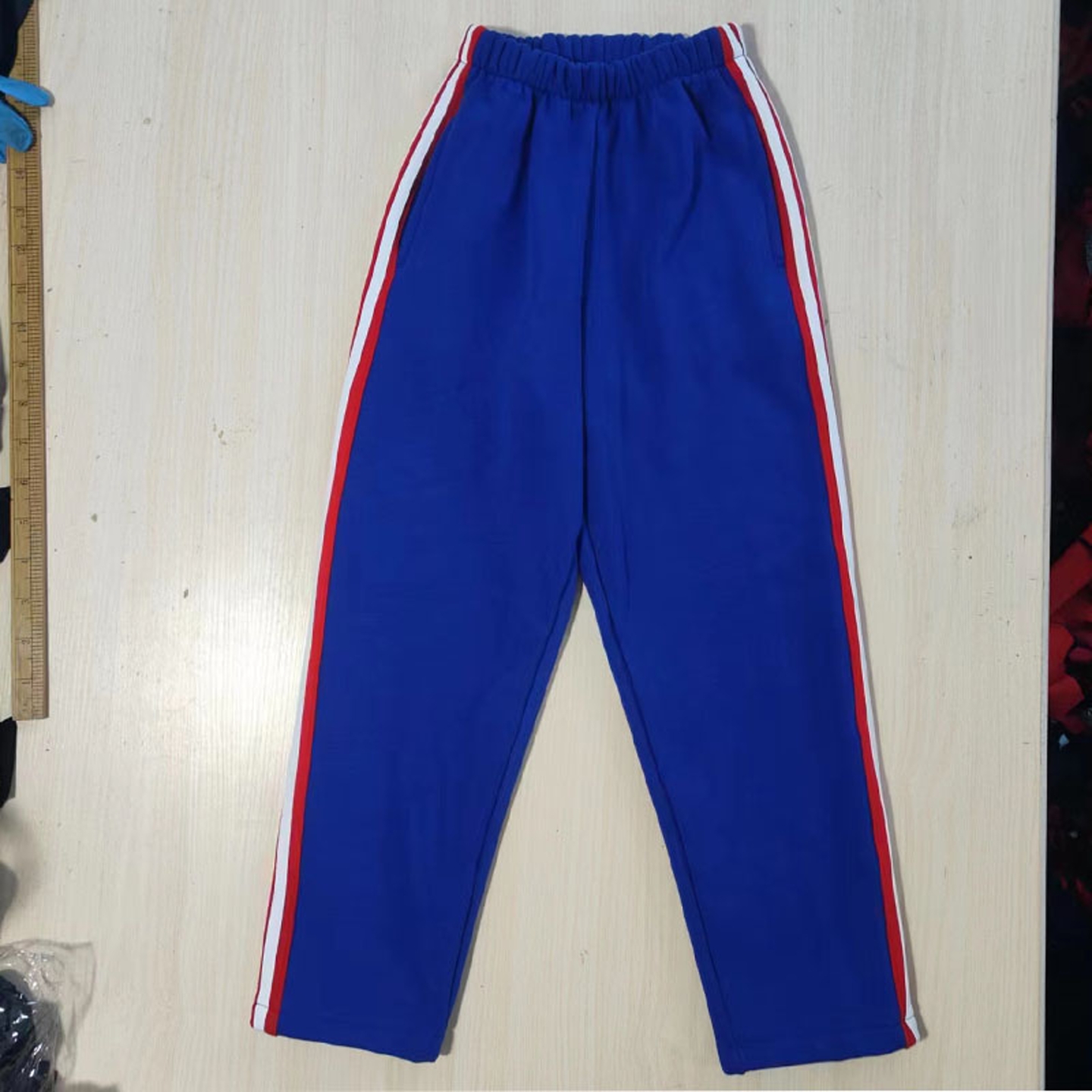 宝蓝校服长裤四季可定制大码加绒