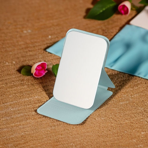 镜子化妆镜男士学生宿舍寝室折叠桌面可立家用小镜子办公室梳妆镜