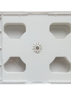 进口原版CD白盒 CD光盘盒子 透明白色6CD空盒 4CD厚盒加厚6碟白盒