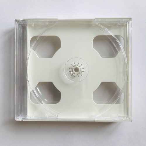原装进口CD盒4CD光碟空盒子白色